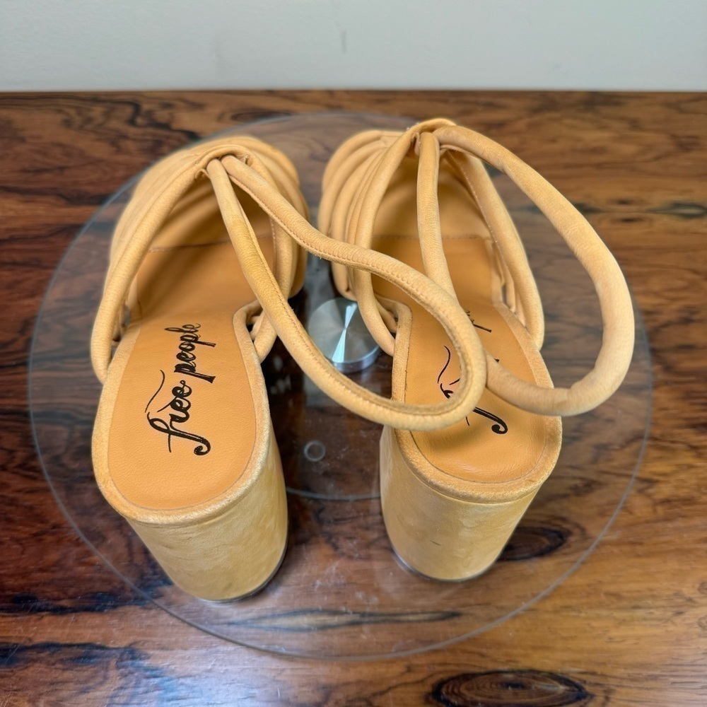 Free People Women’s Colette Sandal hot orange size 39 /9 - Picture 11 of 15